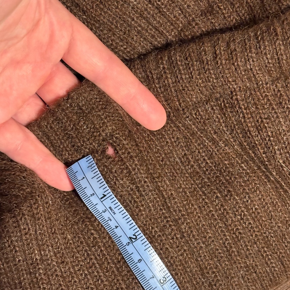 Alpaca Knit Leggings in Coffee - Picture 10 of 11